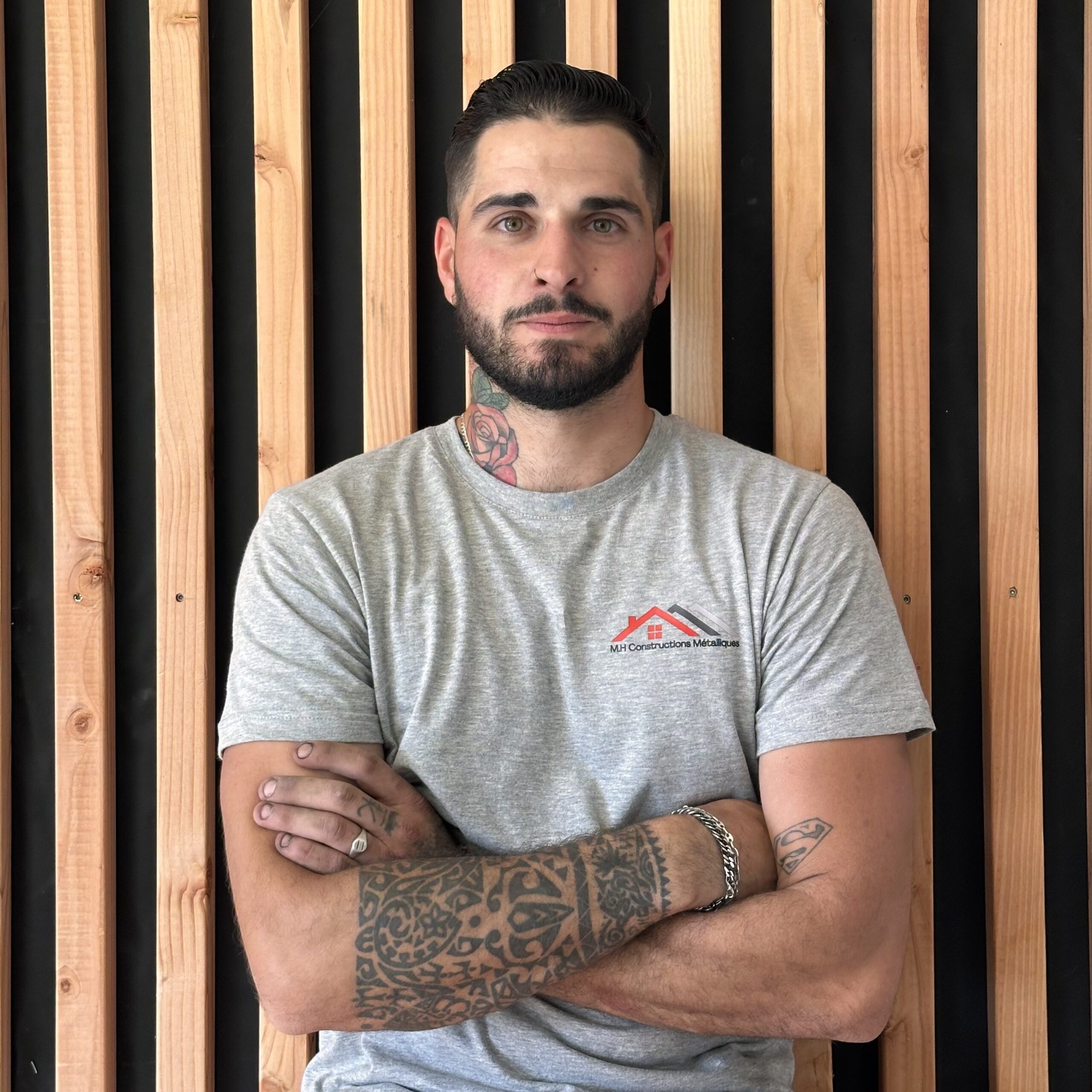 Yann, chef d'équipe de MH Constructions Métalliques
