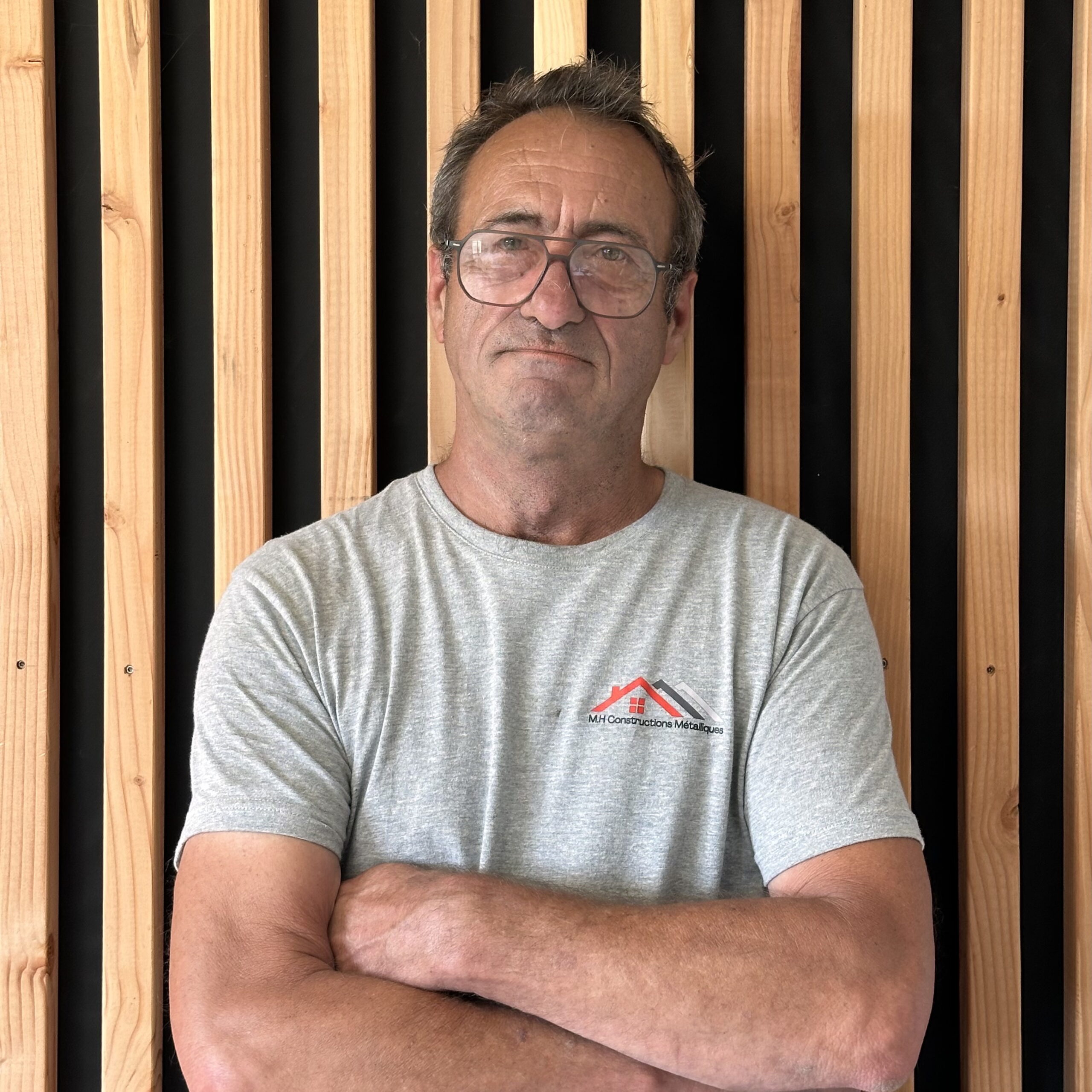 Eric, chauffeur de MH Constructions Métalliques